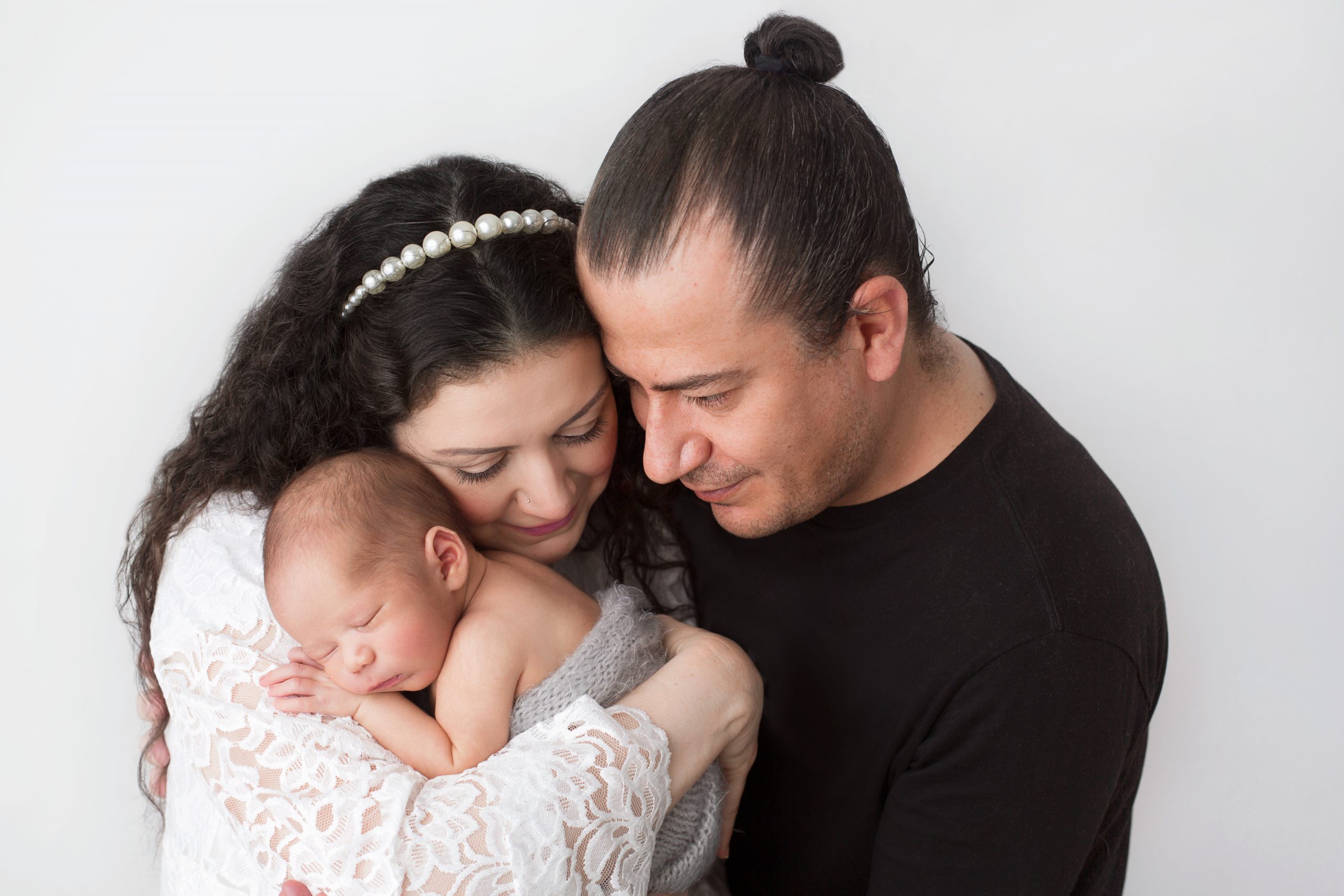 yenidoğan ,aile bebek fotoğrafı